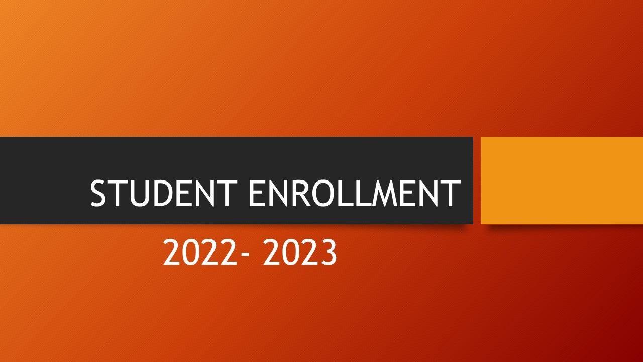  Student Enrollment 